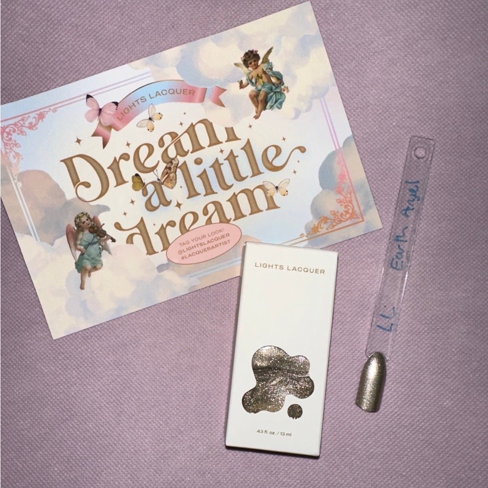 Lights lacquer earth angel nail varnish from dream a little dream collection